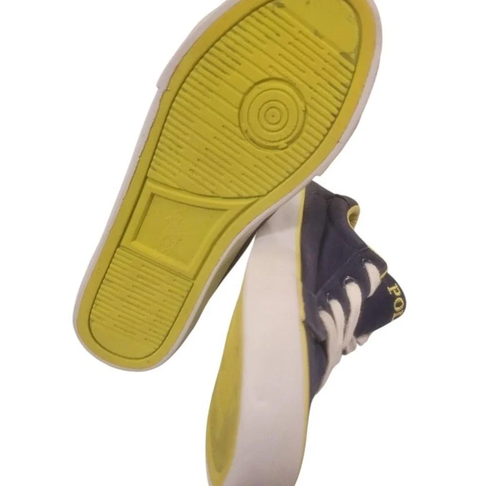 Polo Navy‎ Blue/Green Boys Sneakers
